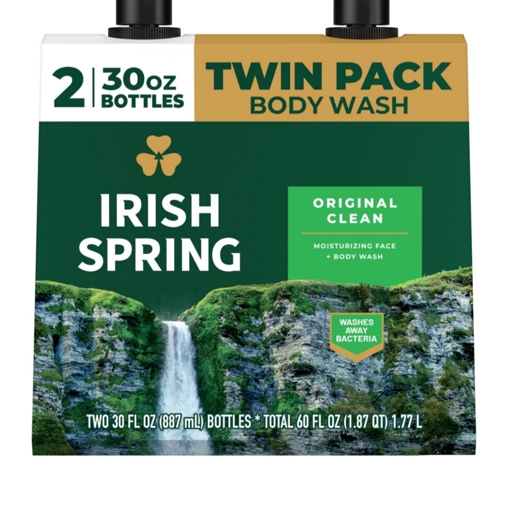 Irish Spring Body Wash for Men 30 oz 2pk